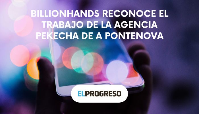 Noticia en El Progreso: Billionhands reconoce el trabajo de la agencia Pekecha de A Pontenova